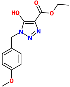 (图片) MC009929 Et-5-OH-1-(4-MeO-benzyl)-1H-1,2,3-triazole-4-COO